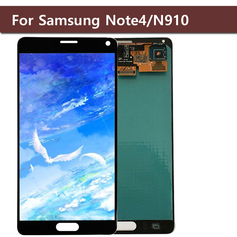 Tested LCD Display High Quality Note 4 LCD For Samsung Galaxy Note 4 Note4 N910 N910F N910H Touch Screen Digitizer Assembly