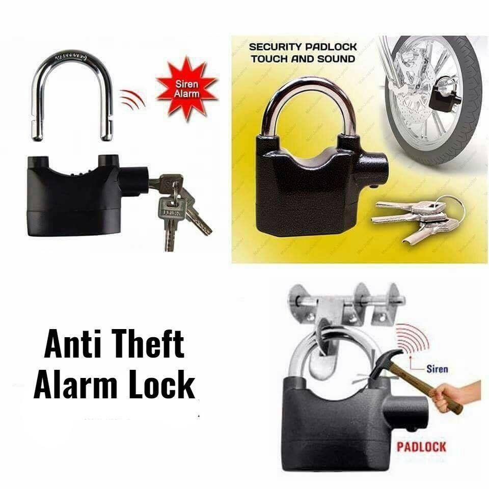 ALARM PADLOCK for Anti Theft Motion Sensor Alarm Lock. 