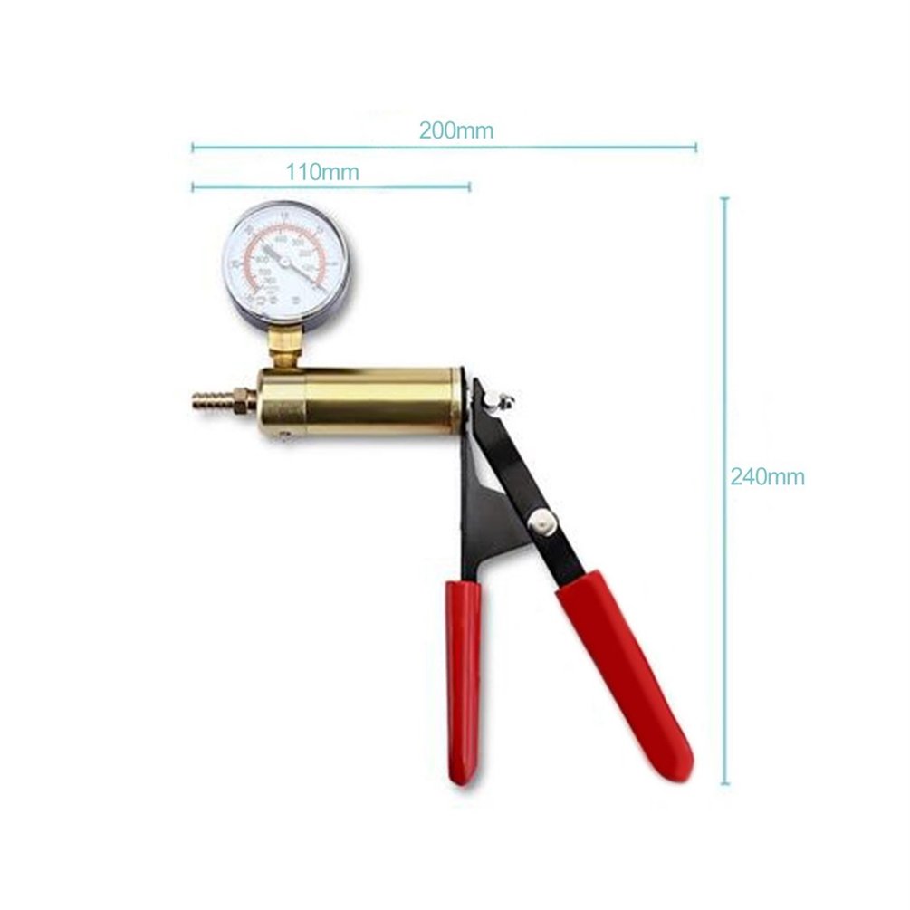 MA Hand Held Vacuum Pump Tester Set And Brake Bleeder Kit Car Motorbike Pump. 