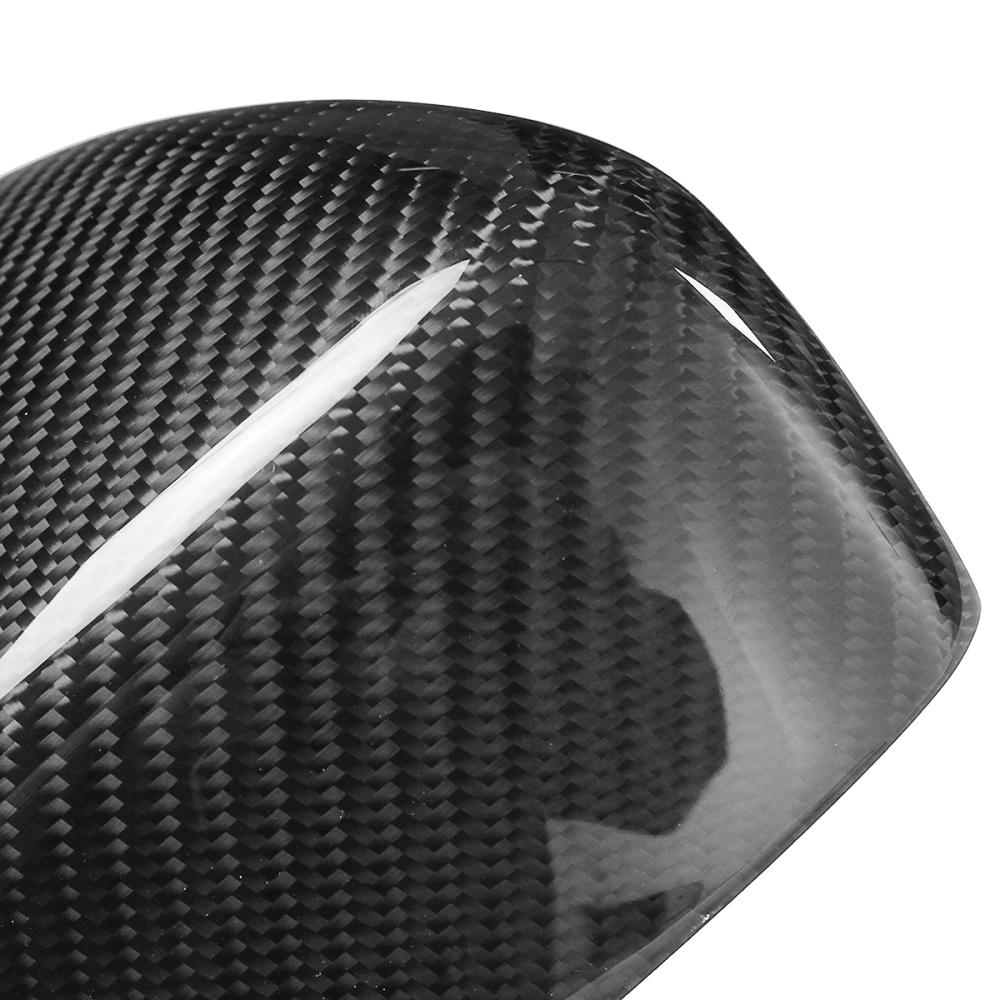 PAIR CARBON FIBER DIRECT ADD-ON MIRROR COVER FOR 09-15 INFINITI G25 G37 Q40 Q60