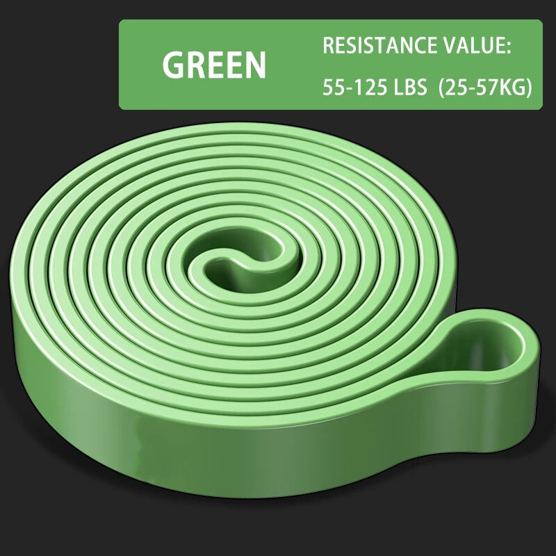 Durable Stretch Resistance Band Sports Expander Heavy Duty Pull Up Straps Powerlifting Loops for Training and Workout