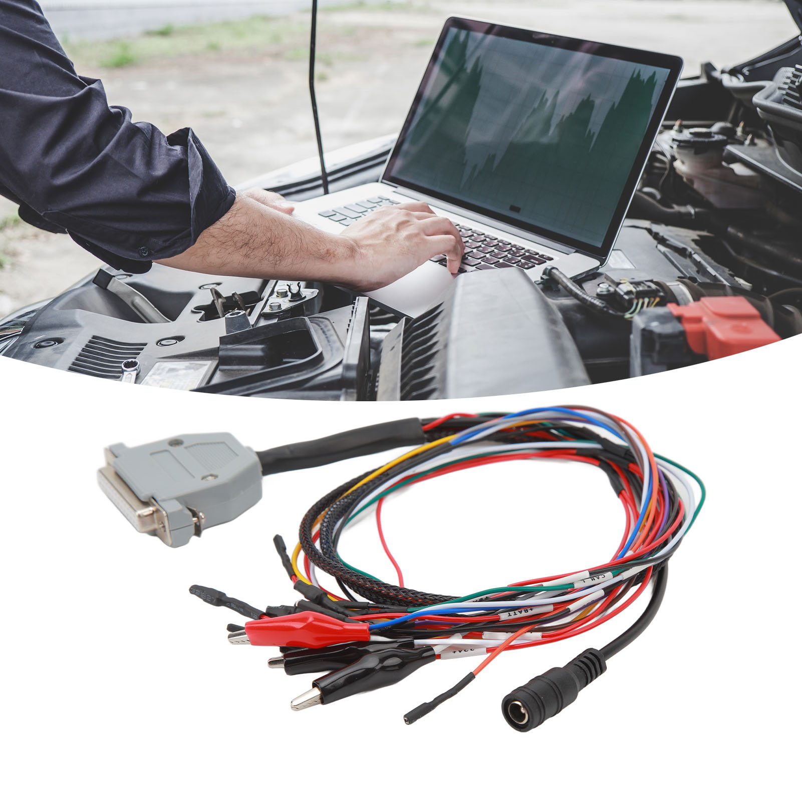 SM2 PRO নমনীয় কার্যকরী ইন্টারফেসের জন্য PCM মহিলা সংযোগকারী DB 25Pin মহিলা সংযোগকারী গাড়ির জন্য উচ্চ গতির ডেটা ট্রান্সমিশন. 