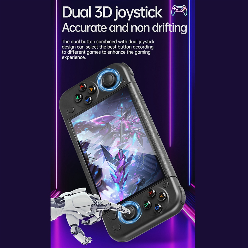 RG50XX Handheld Retro Game Console 5inch Display 64G 20000+Video Games LINUX 3D Joystick for PSP 19+Simulator A. 