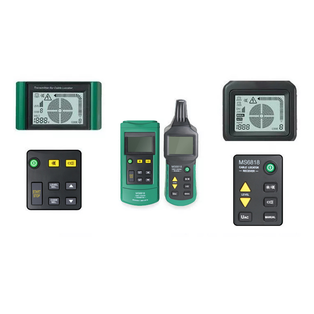 MS6818 Professional LCD Cable Tester Wire Tracker Metal Pipe Locator Detector Line Finder Tracer Checker Voltage 12-400V. 