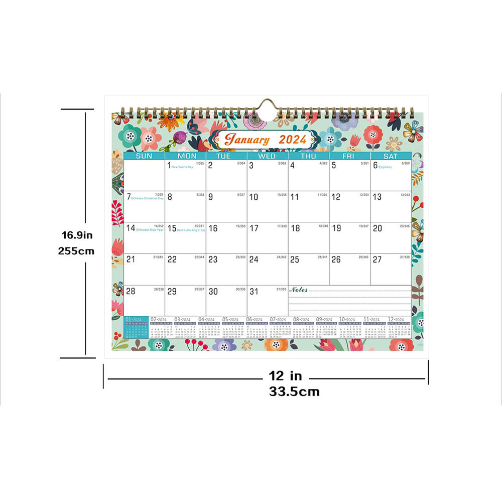 Desk Calendar Month Desktop Calendar 2024-2025 17" x 11.5" inch Large Desk Calendars, Large Wall Calendar Desktop Calendar 2024 - Office Calendar Classroom Calendar Desk Planner Desk Calender. 