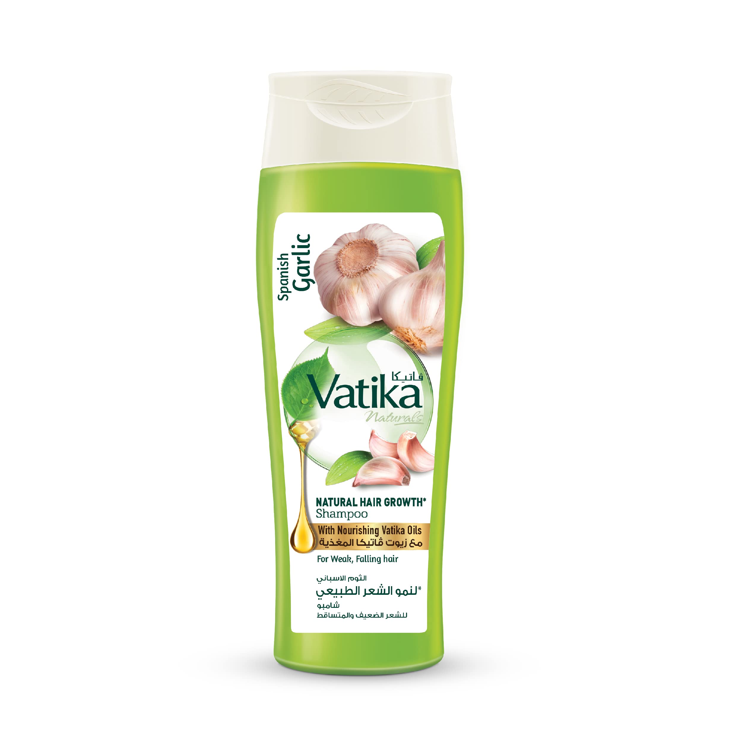Vatika Naturals Hair Growth Shampoo | Enriched With Spanish Garlic | For  Weak, Falling Hair | Promotes Natural Growth & Hair Strength - 400 ml :  Amazon.ae: Beauty