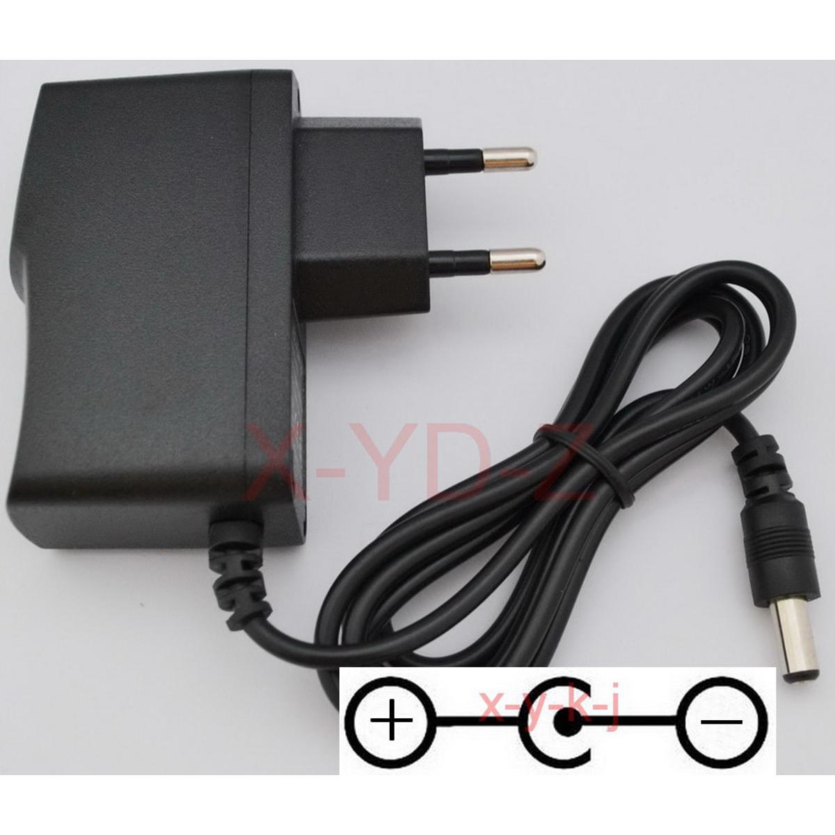 1PCS High quality AC/DC 9V 1A Switching Power Supply adapter Reverse Polarity Negative Inside EU plug 5.5mm x 2.1mm-2.5mm