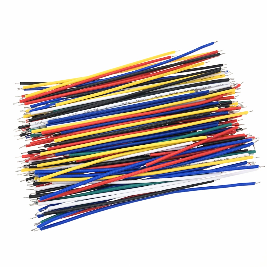【Hey my home】Breadboard Jumper Cable Wires Kit Tinning Double Tinned Component Pack 13 Types 10 Pcs each 5CM 10CM