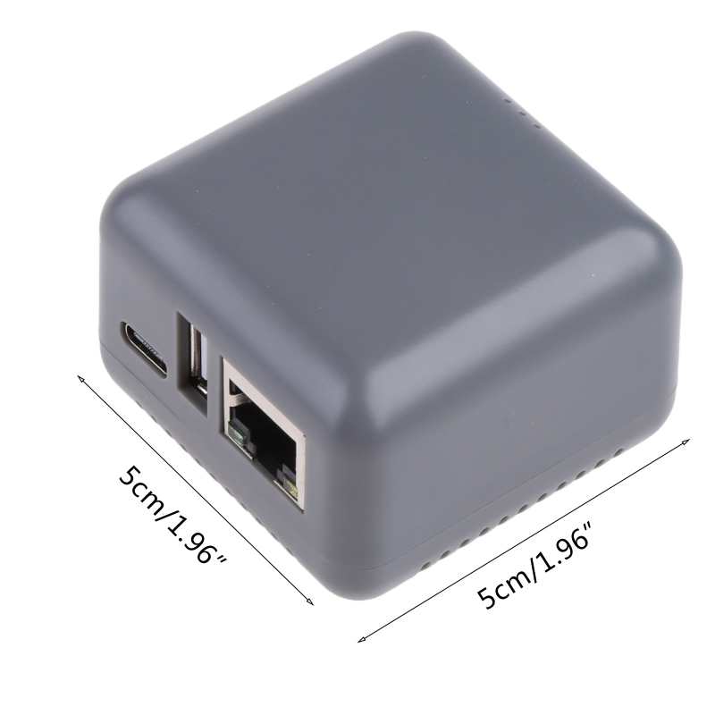 WiFi Wireless Print Server Networking USB 2.0 Port Fast 10/100Mbps RJ-45 LAN Port Ethernet Print Server Adapter. 