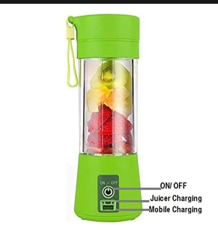 Mini USB Rechargeable Portable Electric Fruit Juice-Summer-Maker-Blaria Machine with Strong power. Load 15000 RPM / minute speed. 
