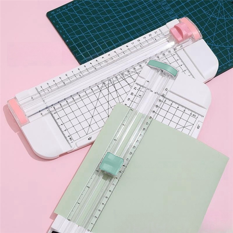Portable Paper Trimmer Manual Paper Cutter 12 in Paper Slicer Scrapbooking Tool with Side Ruler for Craft Paper,A4 A5 Paper A. 