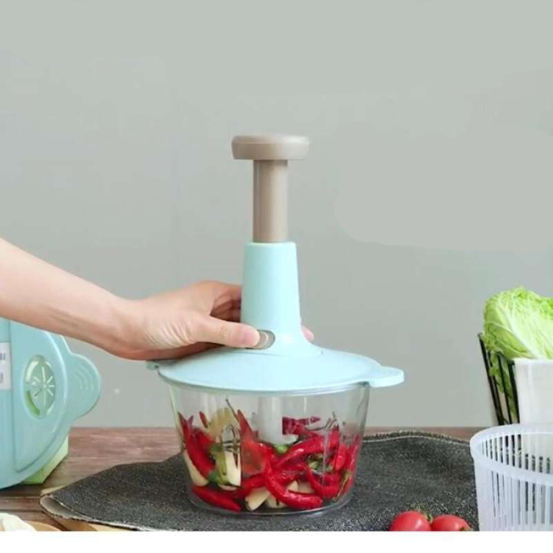 Multi funtion grinder Hand pushing cooker Food meat vegetable chopper. 