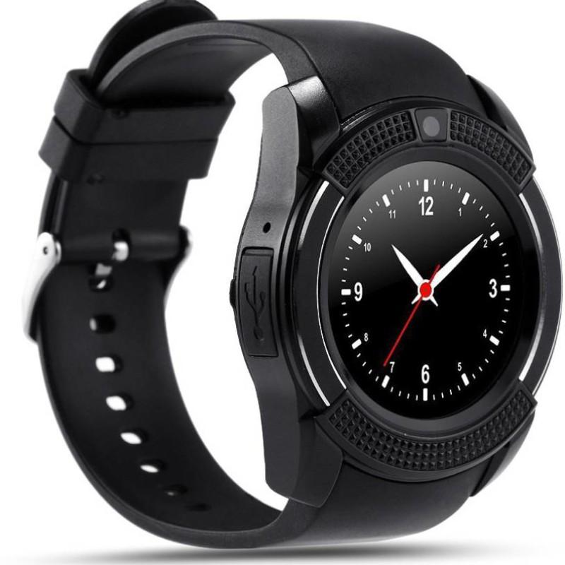 round smartwatch with camera