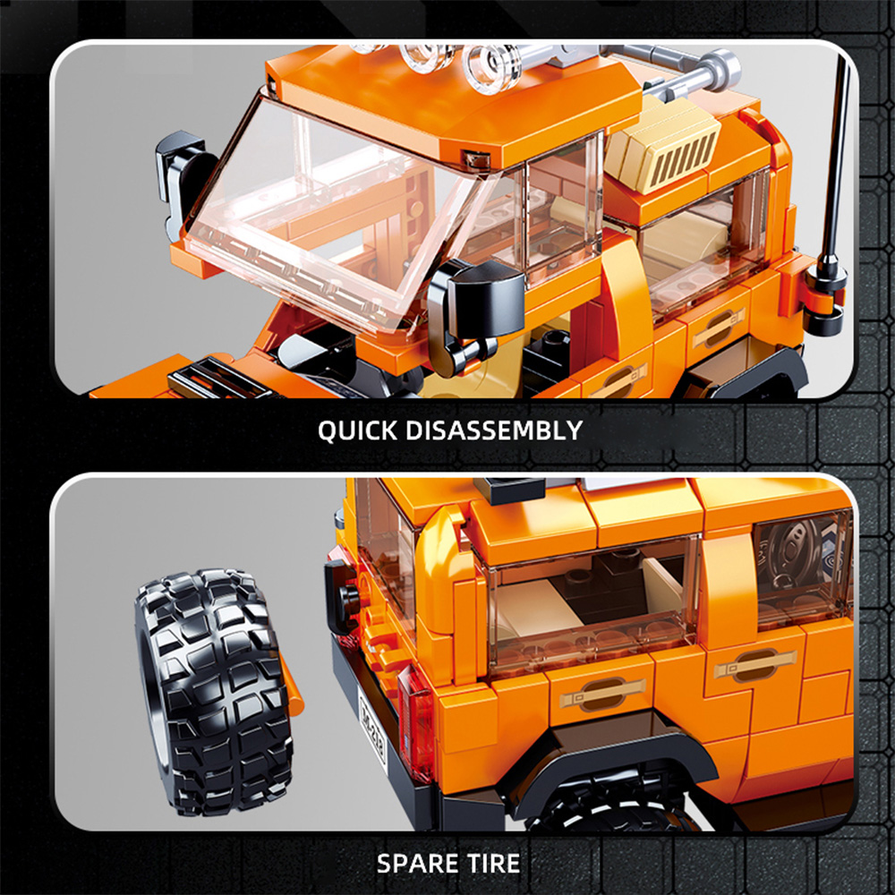302pcs Sluban SUV Car Model Building Block Toys, Sport Utility Vehicle Model Creative DIY Toy Assembled Building Blocks Kit KankongAgu. 