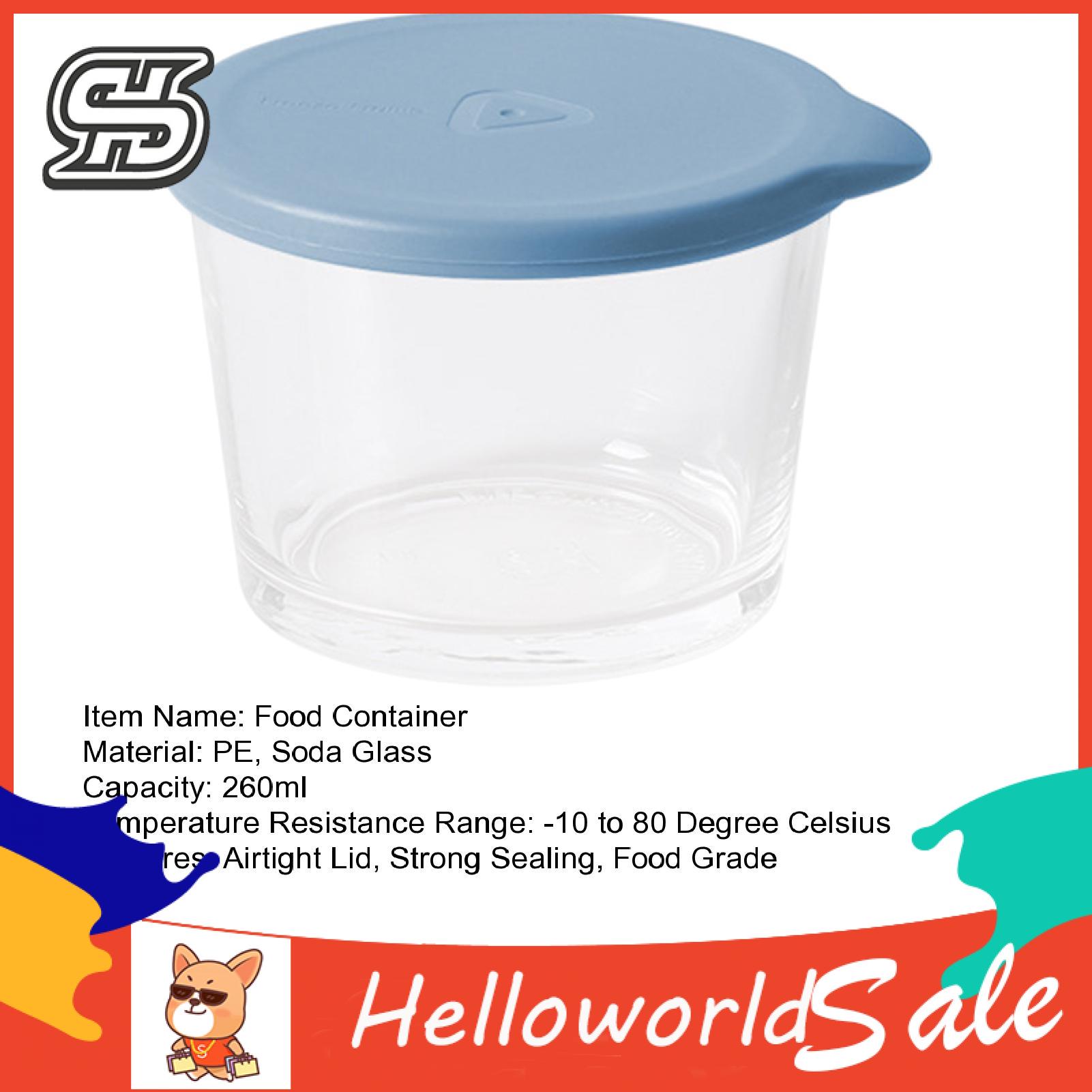 HelloWorld Food Container Stackable Fruit Shake Food Preservation Box. 