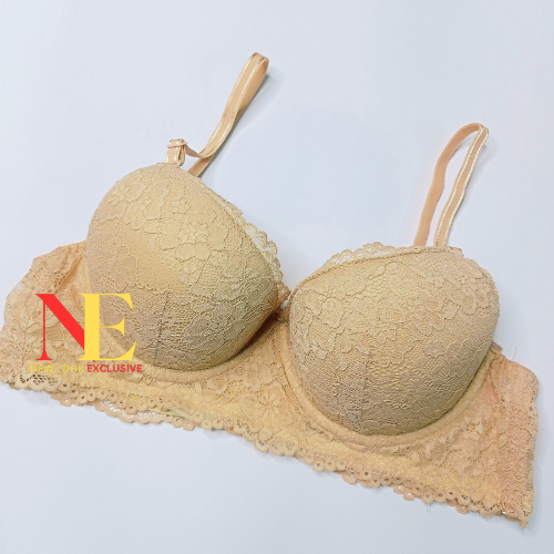 Green Net push up foam bra for women and girls fitting and comfortable net  foam bra bra - Bra