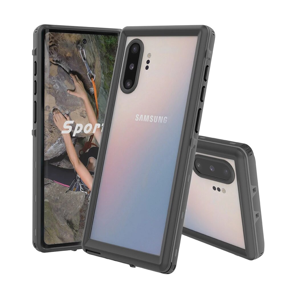 ShellBox IP68 Waterproof Case For Samsung Galaxy Note 10 Note 10+ Shockproof Heavy Duty Underwater Photography Diving Cover Case. 