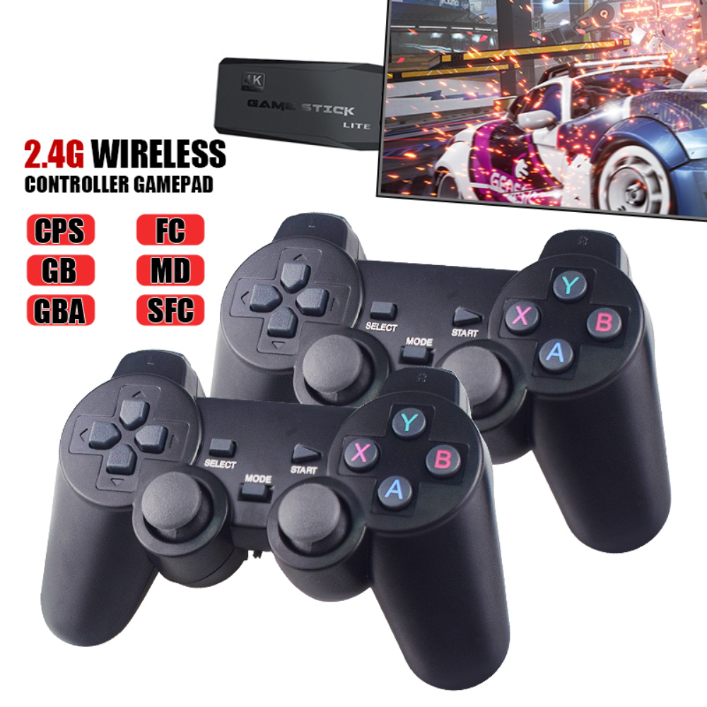 Video game console 4K 2.4G wireless 10000 games 64GB gamepad TV home  controller for PS1/GBA/MD: Buy Online at Best Prices in Bangladesh |  Daraz.com.bd