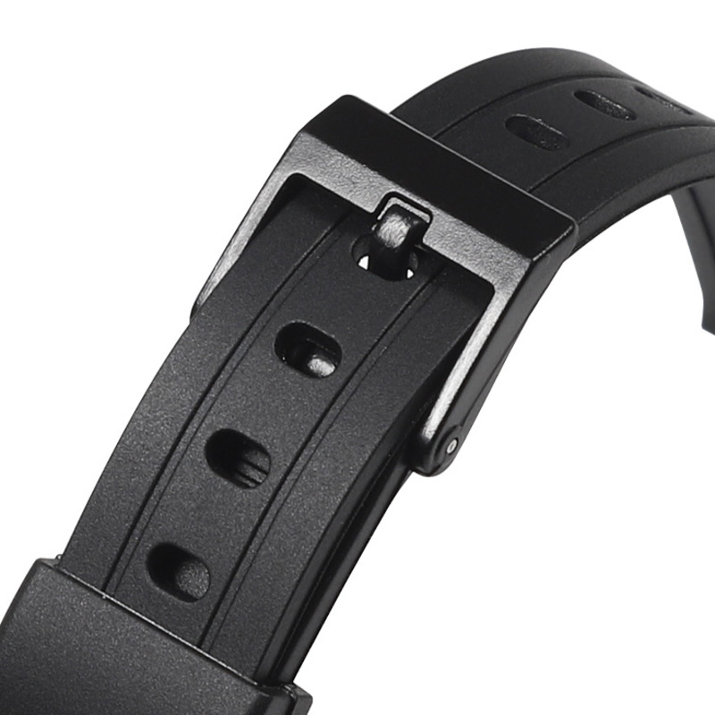 Watch Band Replacement Strap For Casio F-91W-1 F91WM F-84W F-94W A168w A158 AE-1200 1300 Black Resin Plastic Wrist Watchstrap with Pins. 