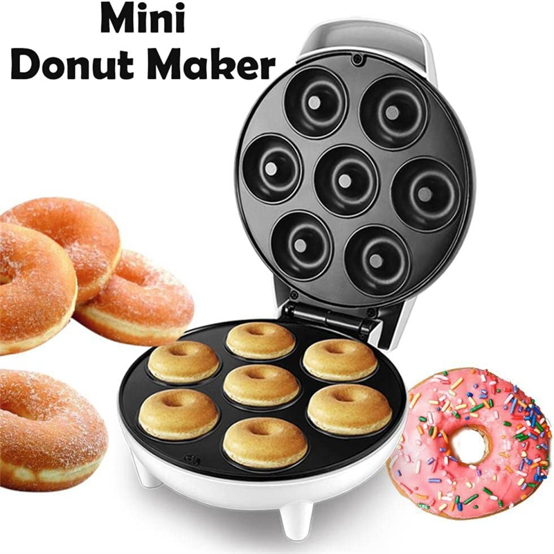 1 PCS Mini Donuts Machine Donut Maker Machine DIY Home Use Mini Doughnut Maker 110V White US Plug. 
