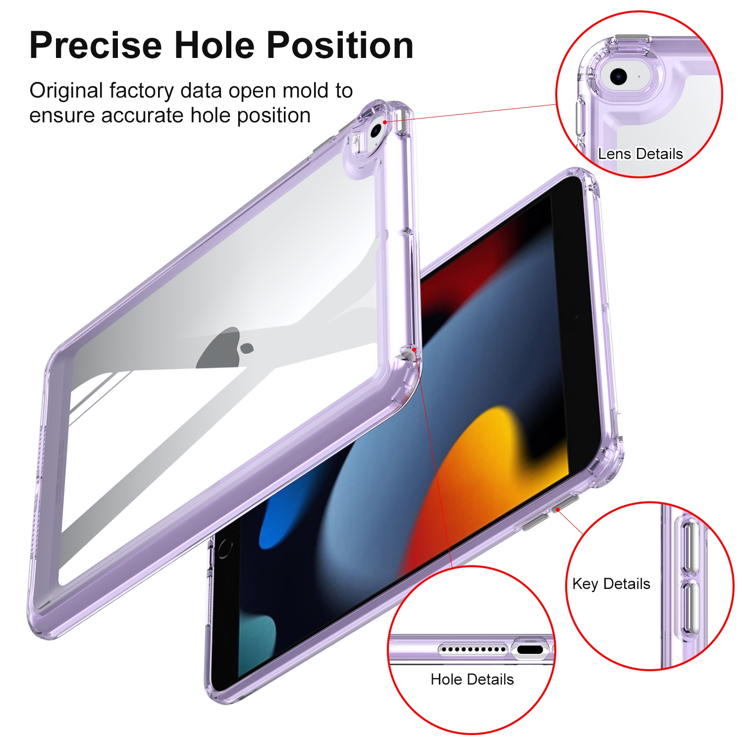 （COD)For iPad mini 5 / 4 Transparent Acrylic Case. 