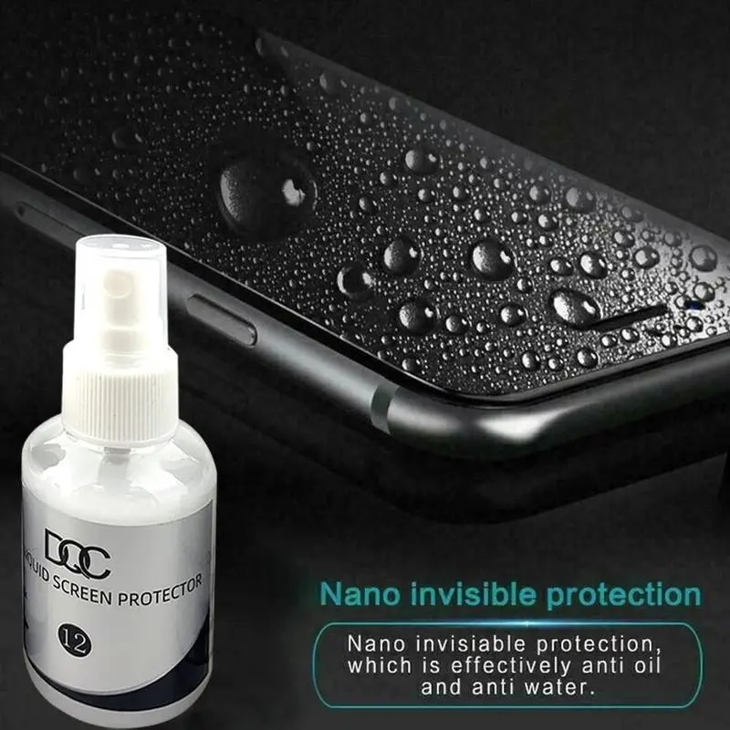 30ml/50ml Universal Nano Liquid Tempered Glass Protective Film Anti-scratch Protector Screen Nano Liquid Phone For iPhone. 