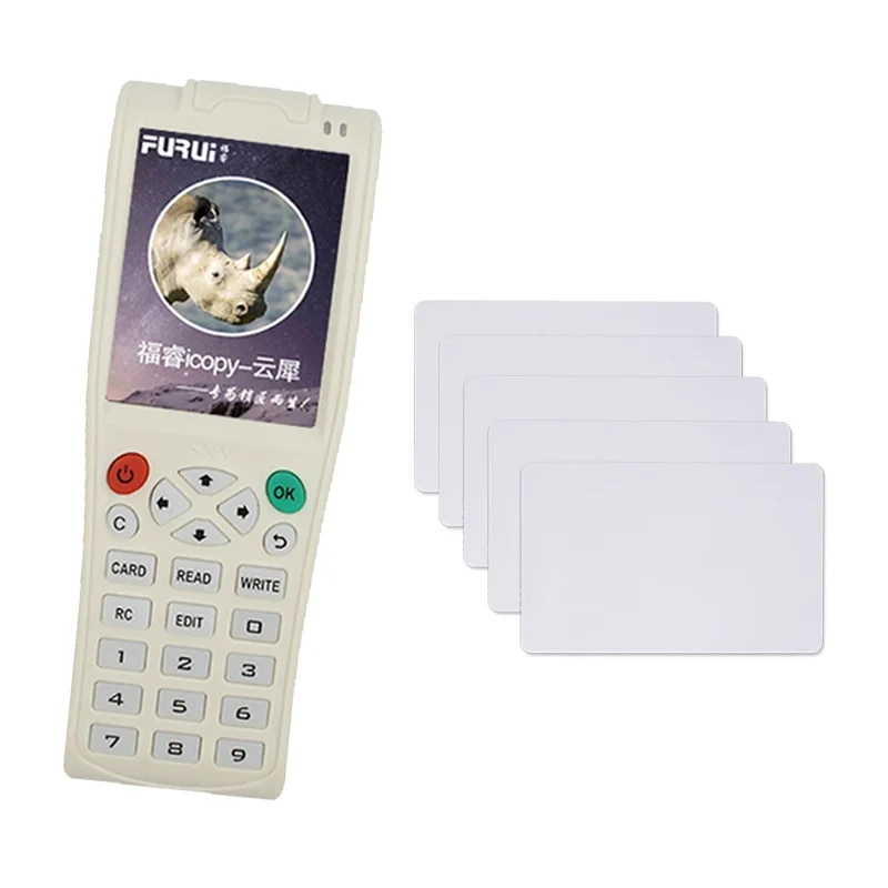ICOPY8 Pro Card Reader NFC Encrypted Writer Smart 13.56Mhz Chip Key Duplicator 125Khz T5577 RFID IC ID Wifi Cloner. 