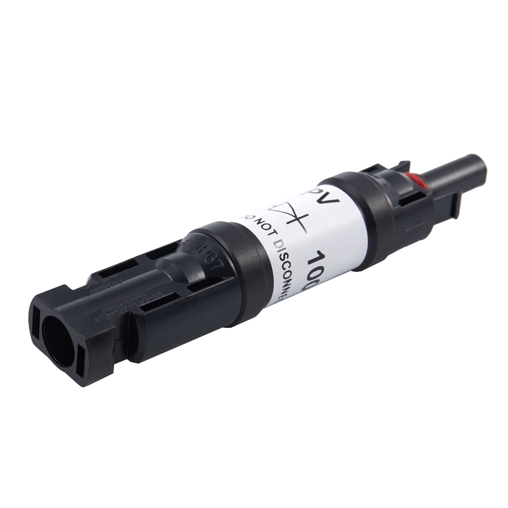 PPO + PC panel connector-4 x PV Diode connector-Black. 