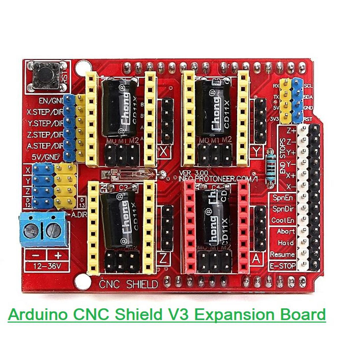 Arduino Compatible CNC Shield V3 For DC Motor Driver Engraving Machine 3D Printer A4988 Driver Expansion Board