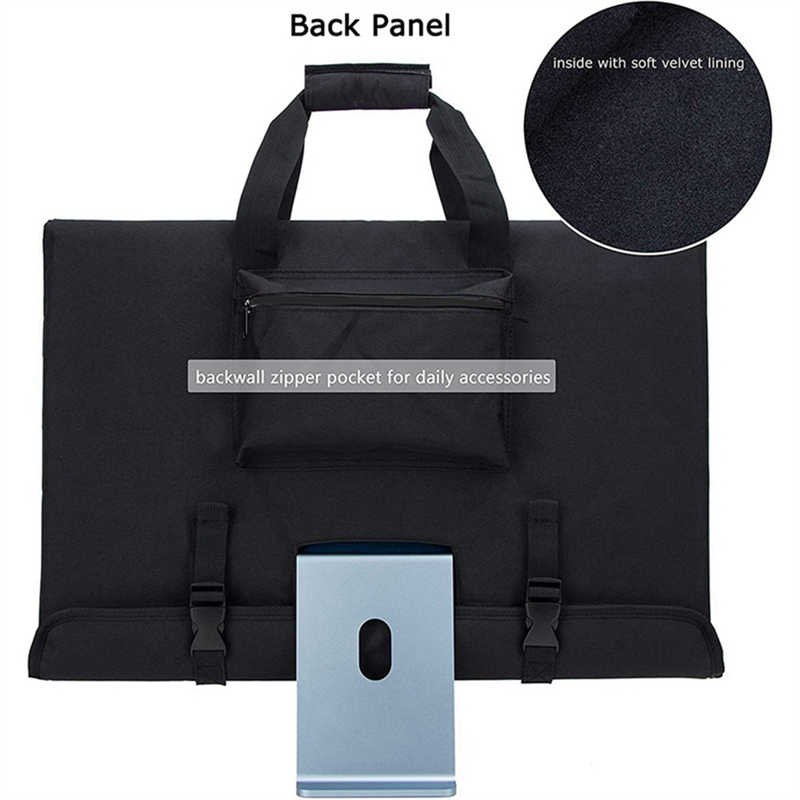 Travel Carrying Case for 24Inch Desktop Computer,Protective Storage Bag for Monitor Dust Cover with Handle. 