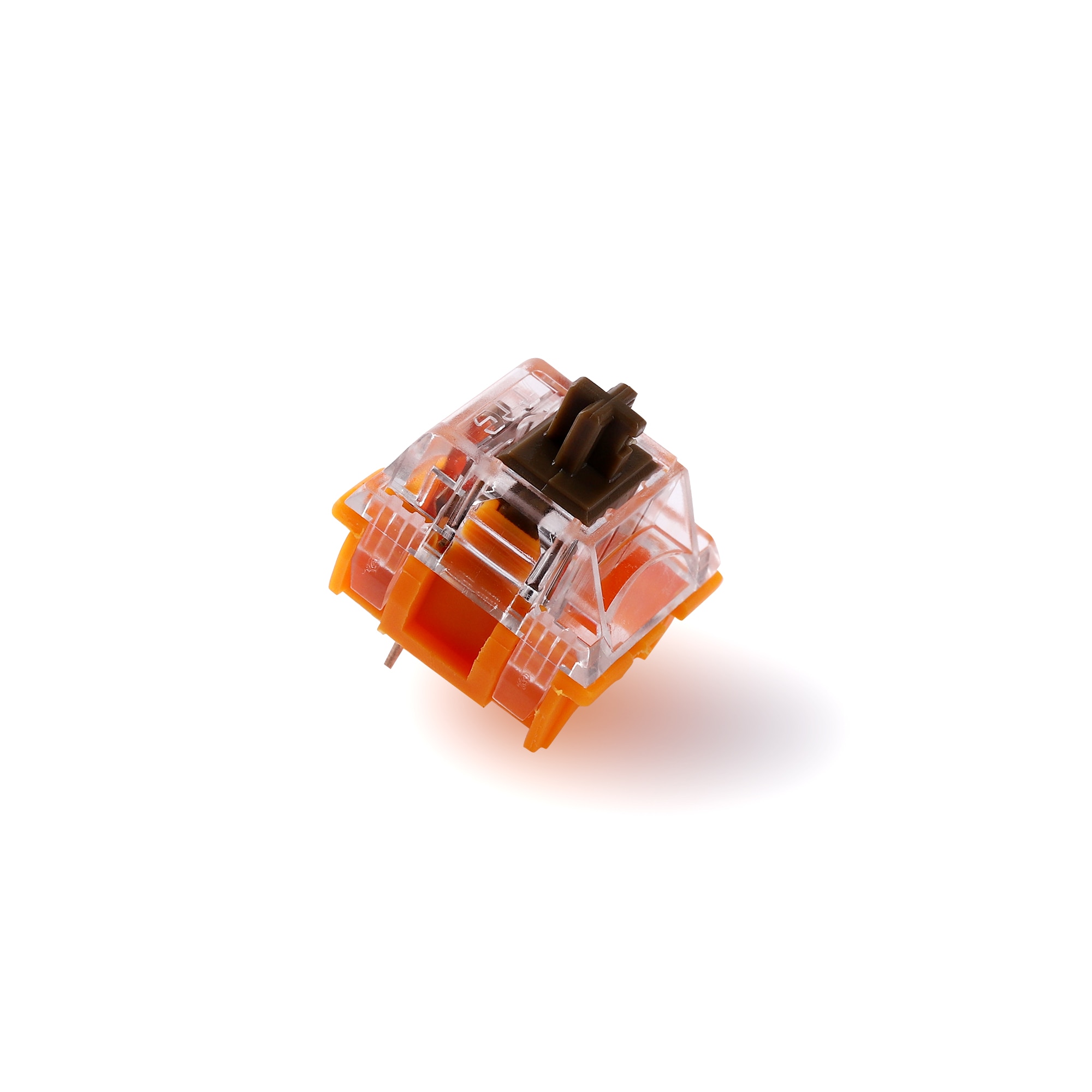【happy one】TTC Golden Brown Shaft Switches for Mechanical Keyboard Switch ized Section Shaft Transparent Switch Cover 3. 