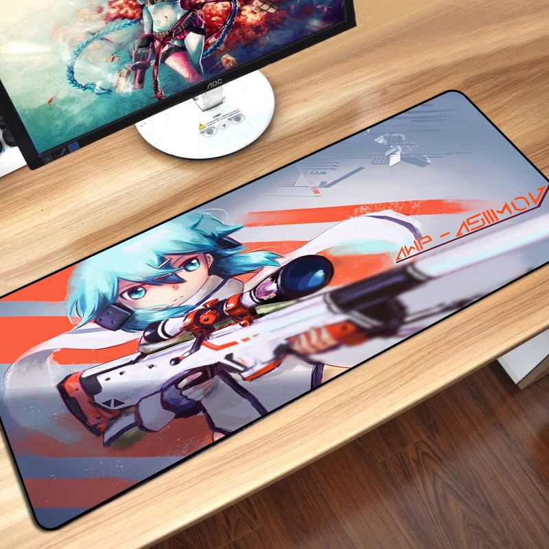 【happy one】CS GO Gaming Keyboard Mouse Pad Mat Large Size AK47 M4A1 AWP CSGO Gamer PC Computer Notebook Mouse Gaming. 