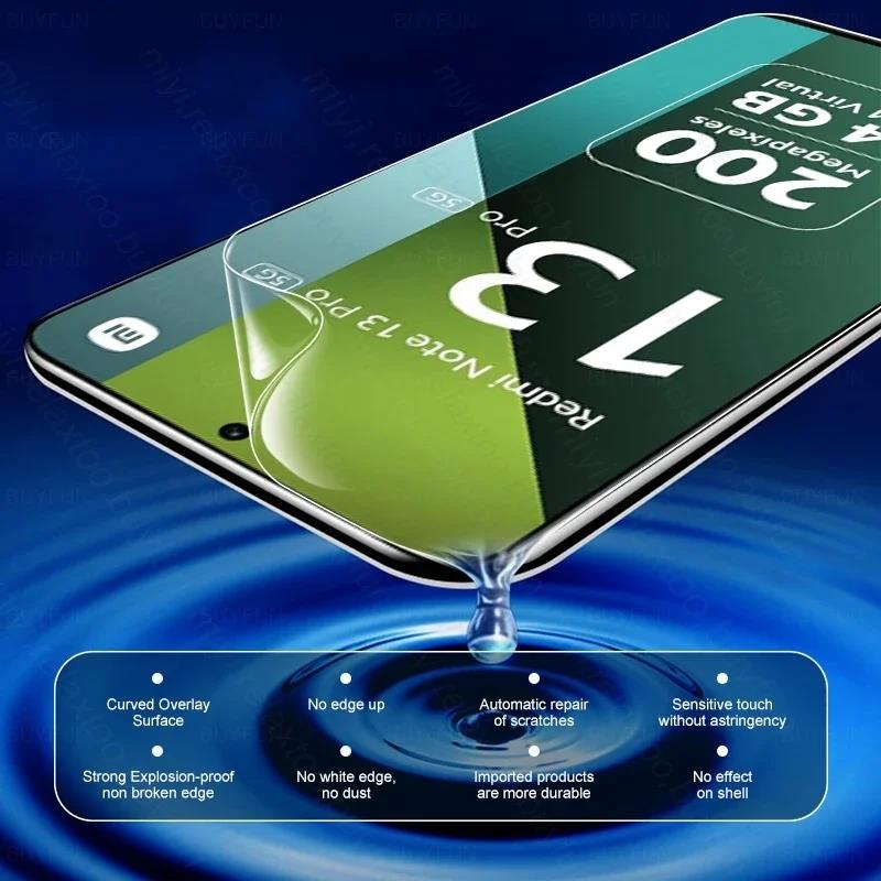 3 Pro+ Note1 Redmy3 Pro in Xiaomi Redmi 8 IN1 999D Soft Hydrogel Film Screen Protector for Note 15G 4G Camera Cover Glass 5G. 