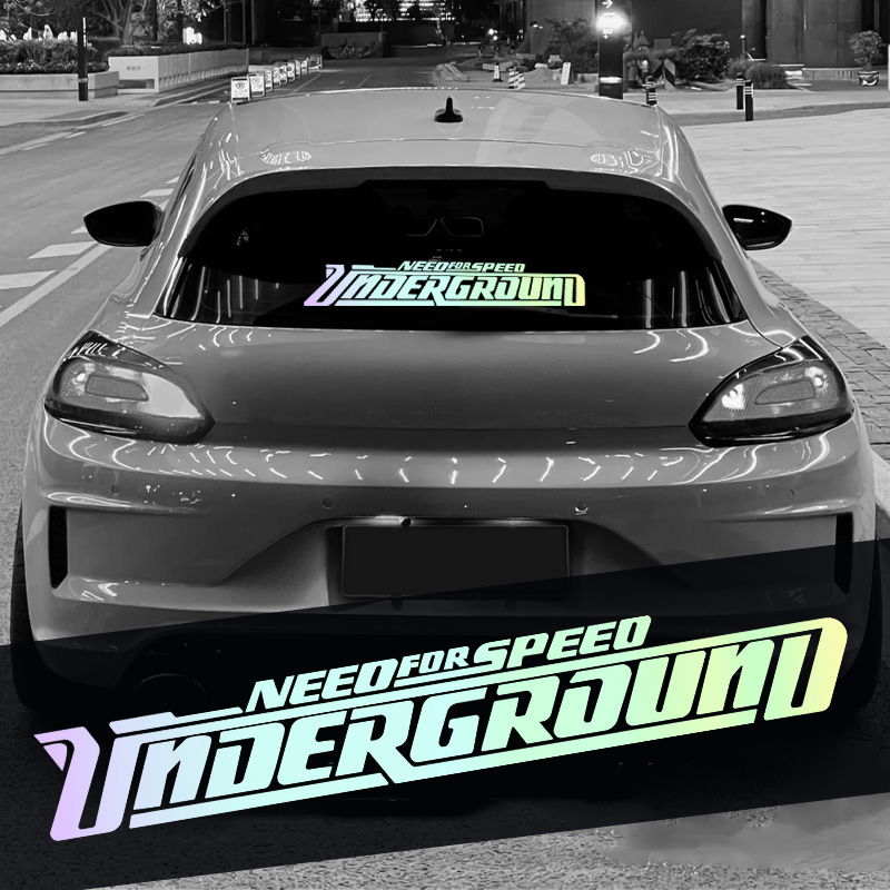 Good night Car Stickers NFS Need For Speed Most Wanted Racing Reflective Decoration For Trunk Bumper Window Windshield Motorcycle H20