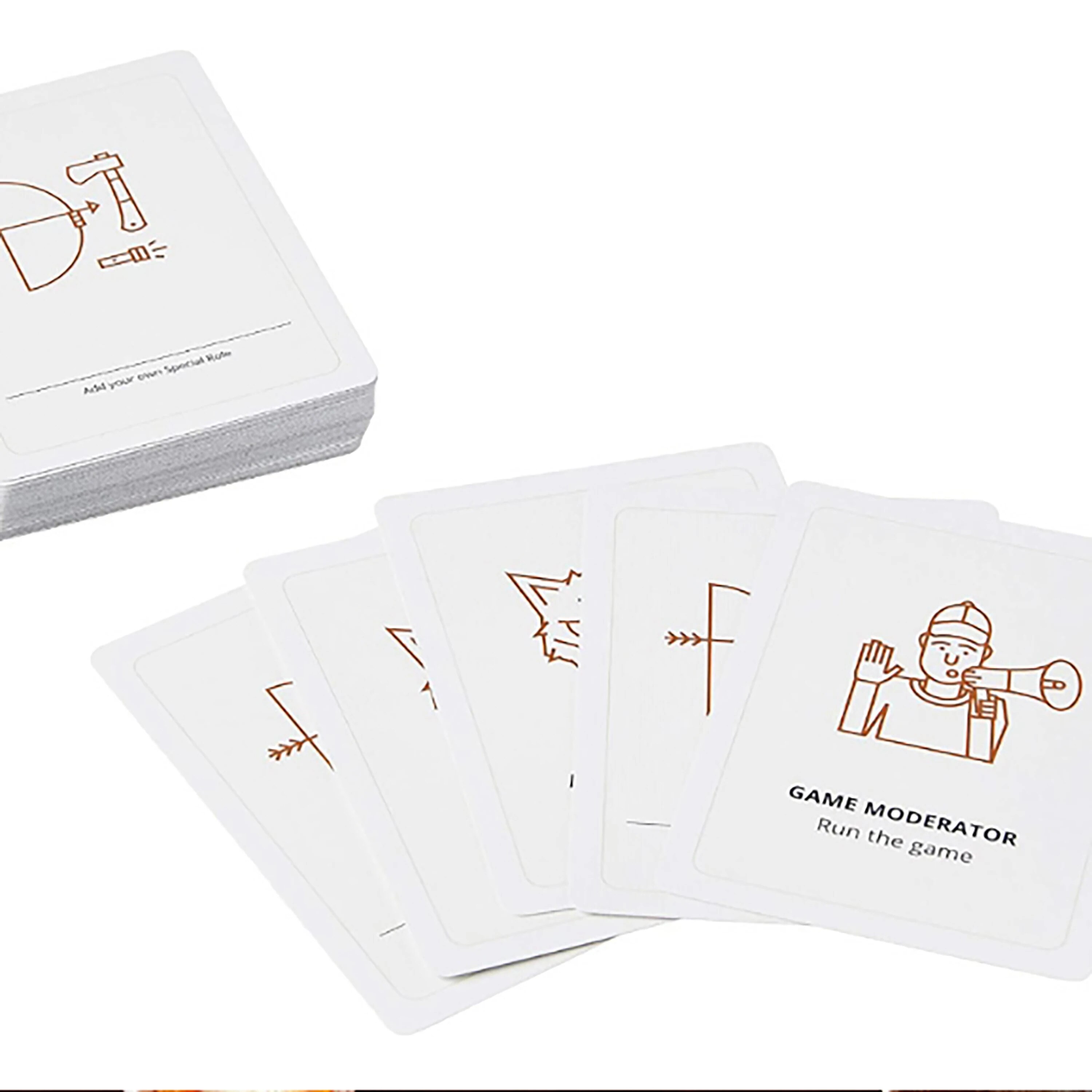 A Complete Set Of Tabletop Game Cards, Including Werewolf Overnight, Suitable For Family Travel, Gatherings, And Fun. 