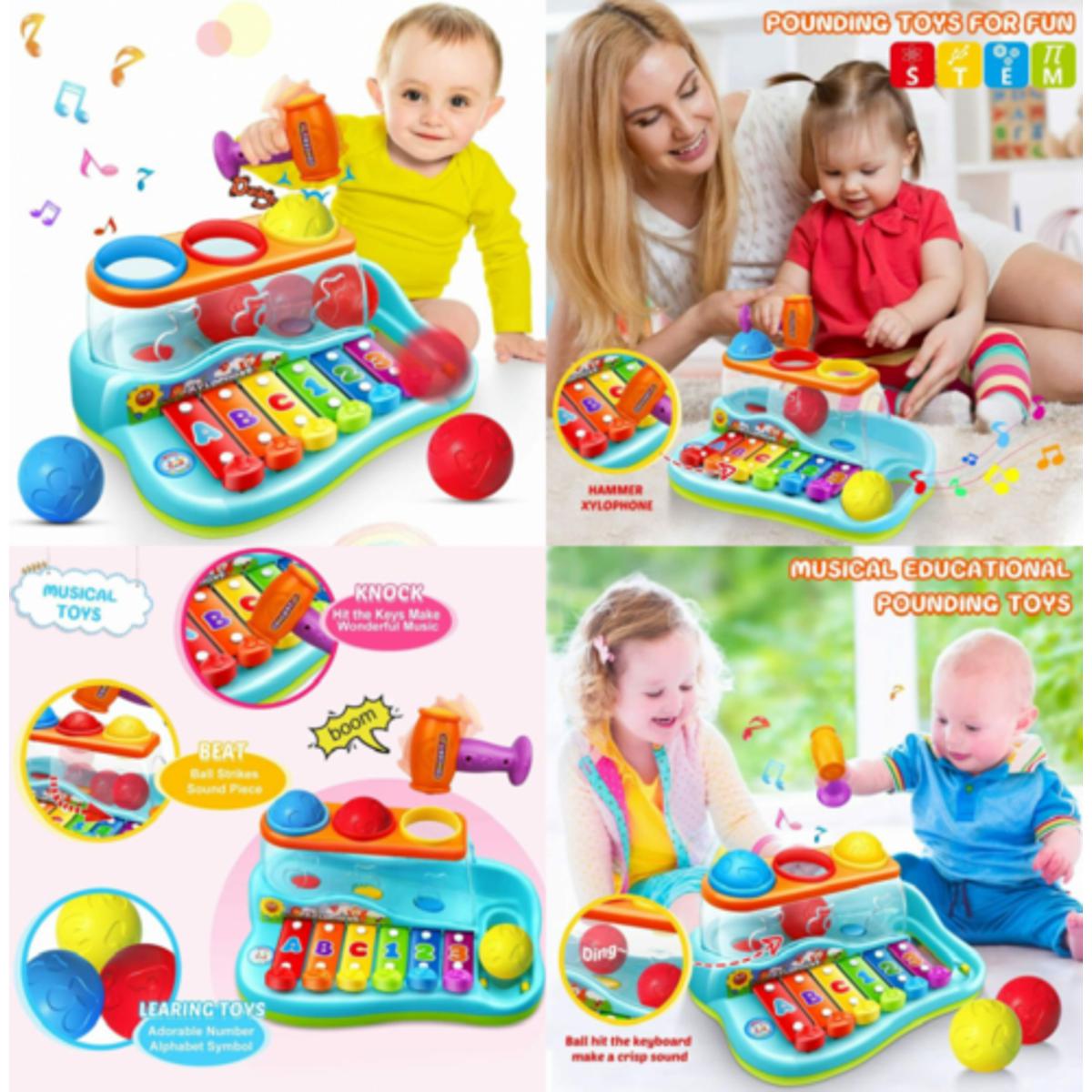 Baby Toys 12 18 Months Montessori Toys for 1 Year Old Girl Gifts 1 Year Old Toys Pound Toy with Xylophone Toys for 1 Year Old Boy Gifts Music Developmental Toddler Toys Age