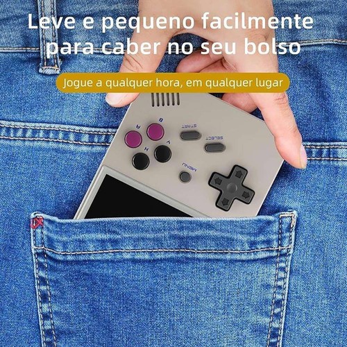 ANBERNIC RG35XX Game Console 64GB 5000 Games - Grey. 