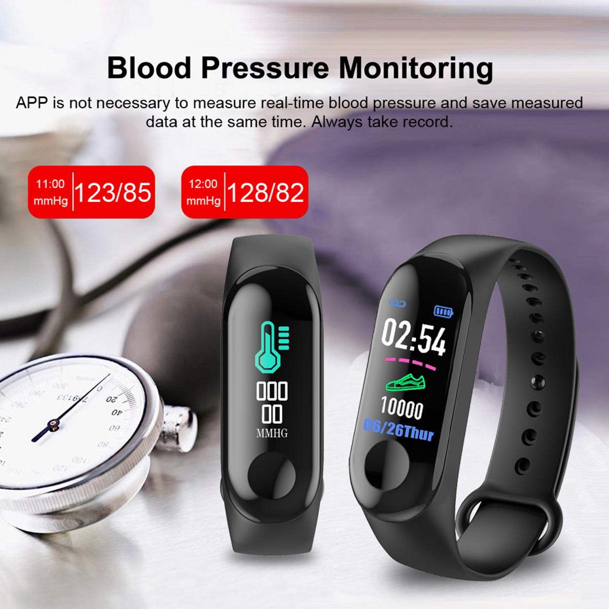 M3 Smart Bracelet IP67 Waterproof With All-day Activity Tracking