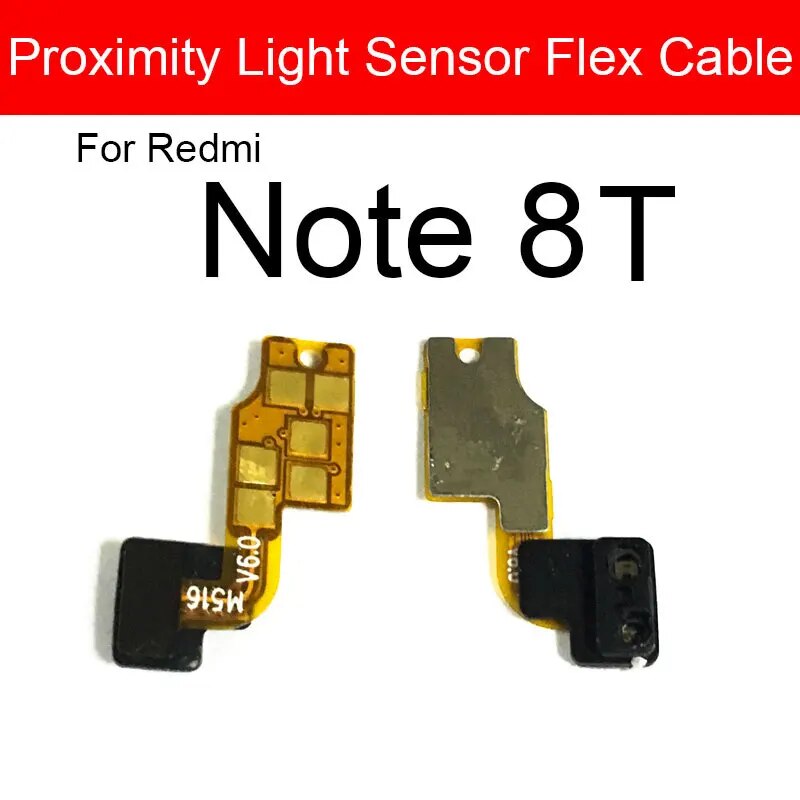 Light Proximity Sensor Flex Cable For Xiaomi Redmi Note 8 8T 9 9s 9T Pro 4G 5G 10X 9 9T 8A 6A Distance Ambient Flex Ribbon. 