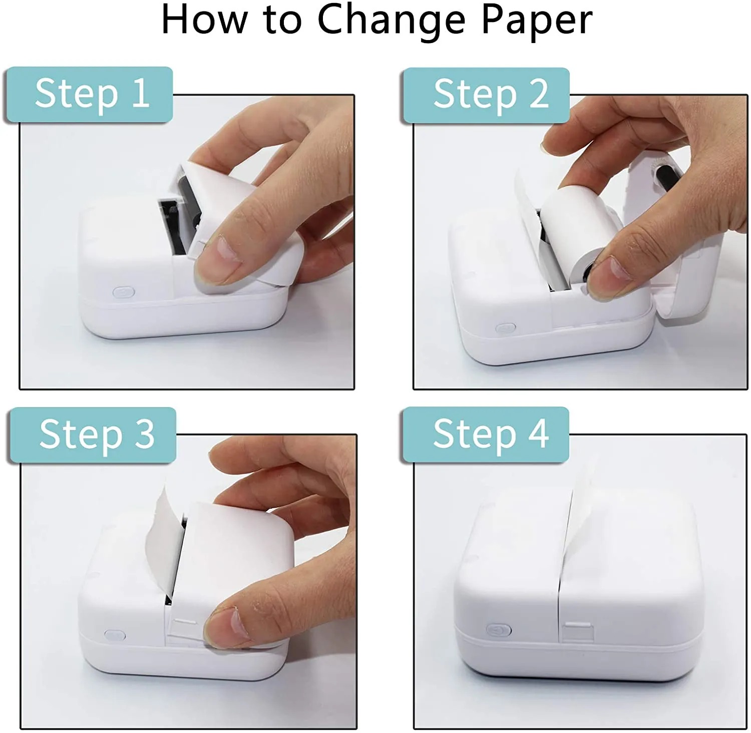 Mini printer Sadakalo Photo Printer Wireless Bluetooth Thermal Printer Photo Label Sticker Printer, C15. 