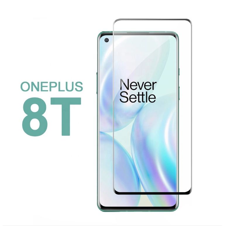 21D Tempered Glass Screen Protector for OnePlus _8T /_N10 /_N100 /_Nord / 7T / 6T / 5T l1860. 