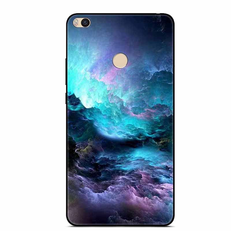 For Xiaomi Mi Max 2 Case Animals Painted Black Silicon Soft Bumpers for Xiaomi Mi Max 2 TPU Coque MAX2 Protective Capa Cool Wolf. 