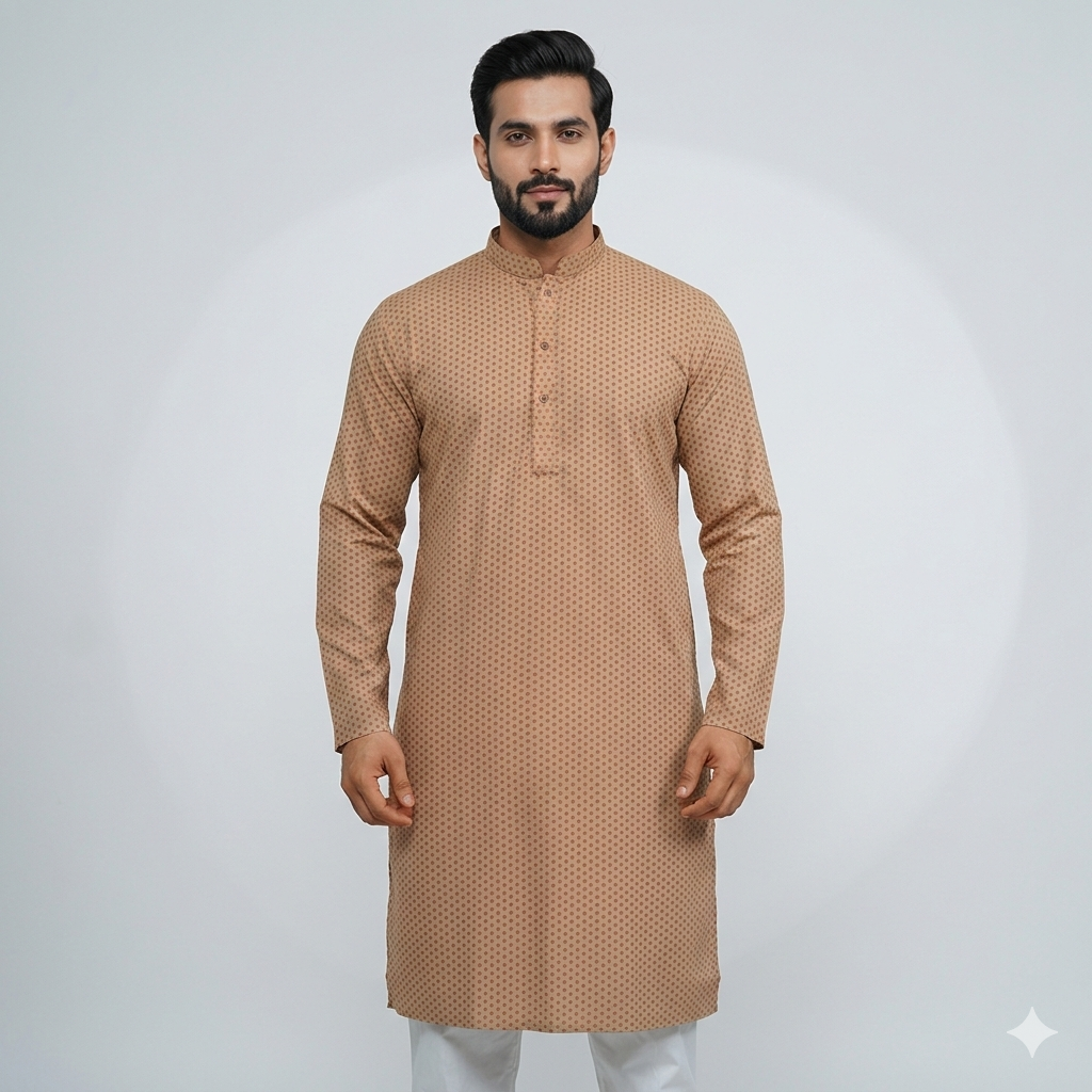 Printed panjabi for men new collection 2026 | Panjabi for men new collection 2026 stylist | Panjabi for men off white printed
