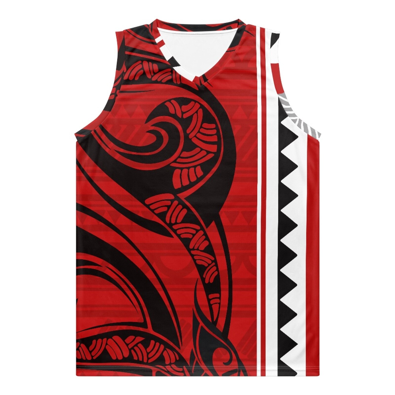 Polynesian Tribal Samoan Totem Tattoo Samoa Prints Mens Basketball Jersey Tropics Shirts Multiple Choices Multicolor Attract Eye. 