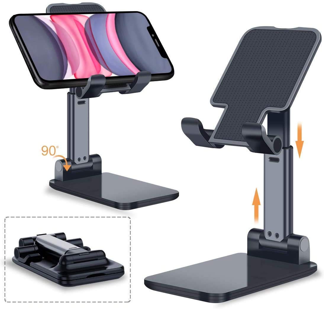 Mobile Phone Holder Stand Foldable Desktop Lazy Bedside Bracket Support. 