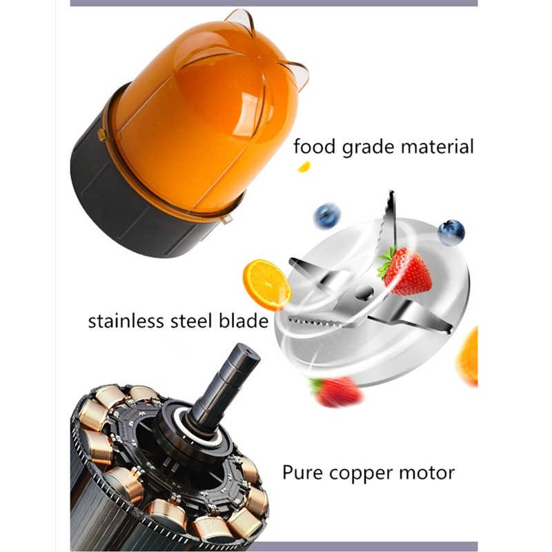 220V 2 Cups 2 Blades Mini Household Electric Fruit Juicer Automatic Dry Grinding Machine Meat Grinder EU/AU/UK/US Plug. 