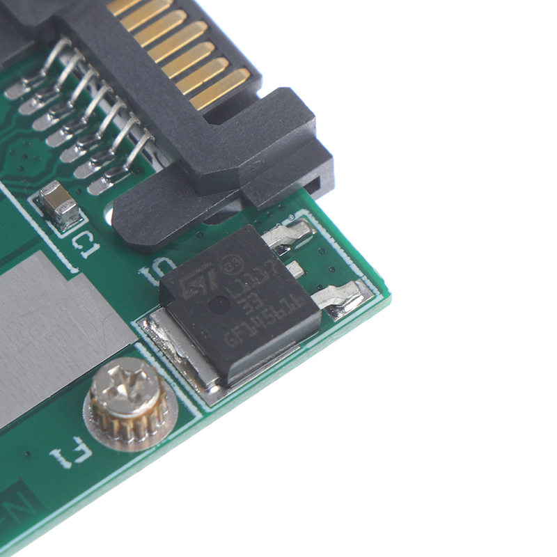Half height MSATA Mini Pcie SSD To 2.5'' SATA3 6.0 Adapter Converter Card. 