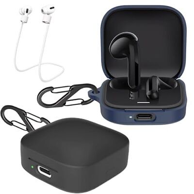 Redmi Buds 6 Only cover Premium Artificial Carrying cover Shockproof Earbuds Protective Cover Box For Buds Soft Silicone Bluetooth Headphone Cover. 