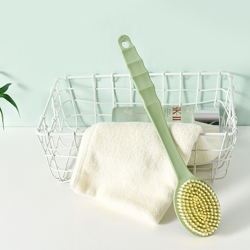 【The Edge of Beauty】New Long-handled crubbing Bruh Bath crubbing Towel Houehold Bathroom upplie oft Hair Bathing crubbing Bruh. 