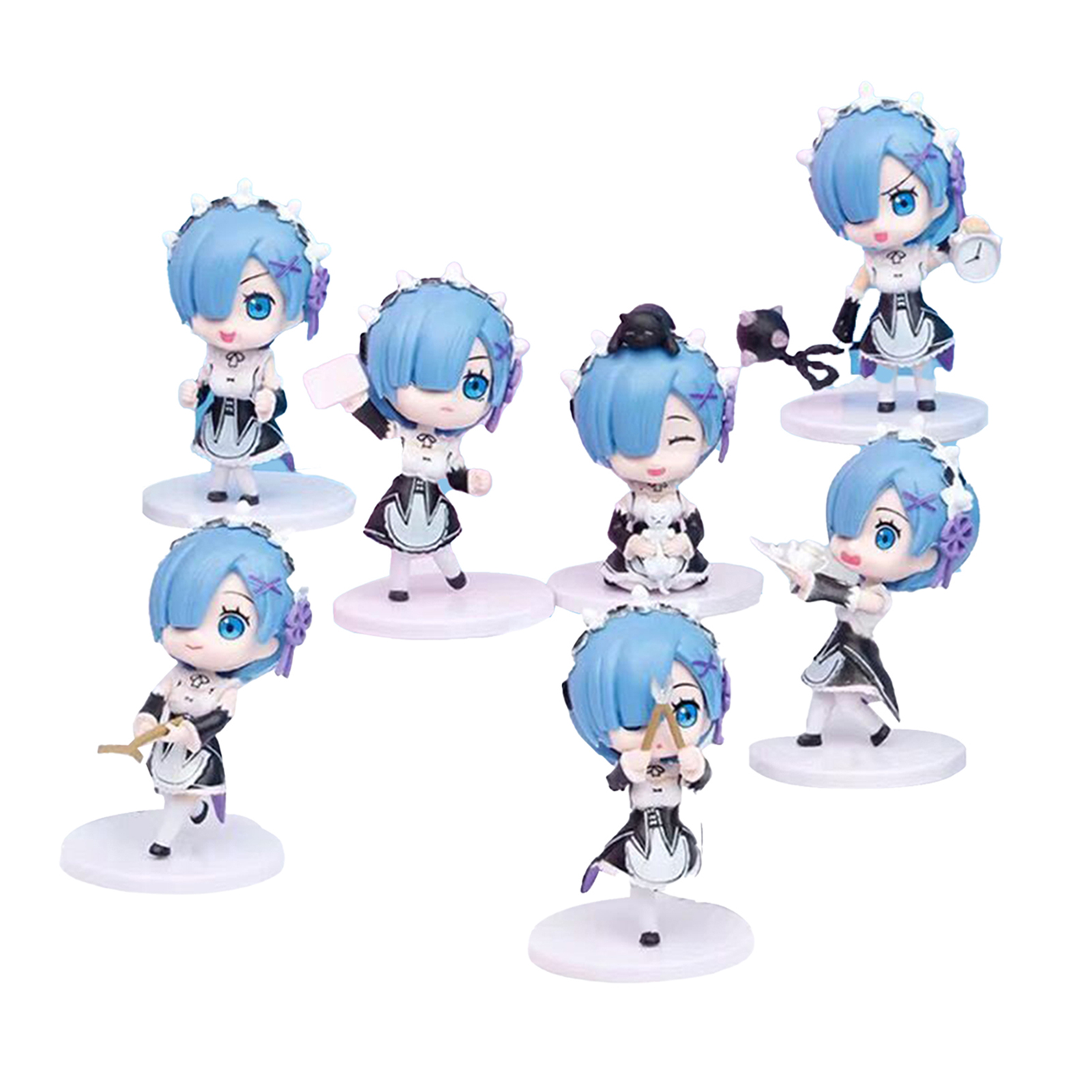 Rem Action Figurine Rust-proof Vivid Expression Solid Zero Starting Life in Another World Rem Model for Girl. 
